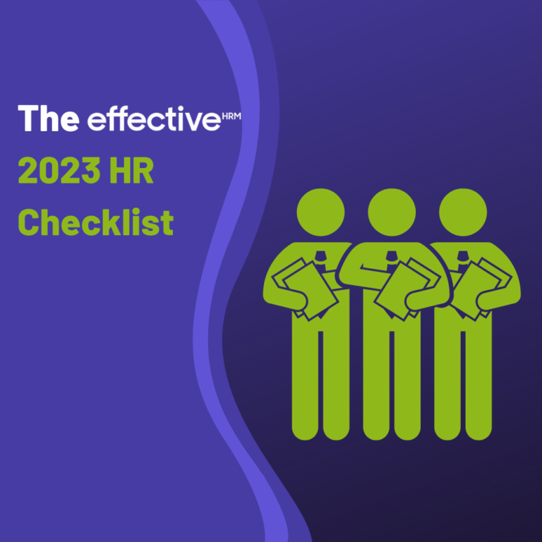 The Effective 2023 HR CHECKLIST Effective HRM